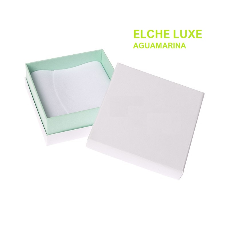 Caja Elche LUXE juego + cadena/colgante 87x87x38 mm.